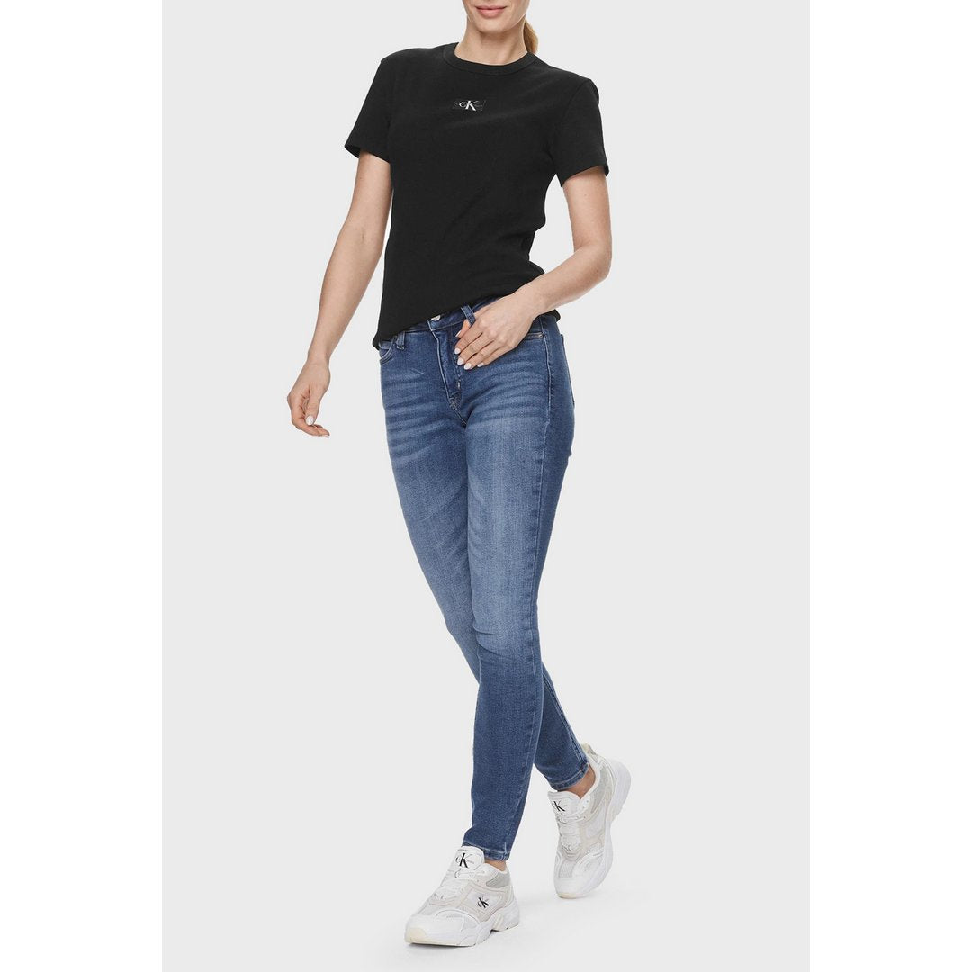 Woven Label Rib Regu/ Beh/ L Ck Black / L