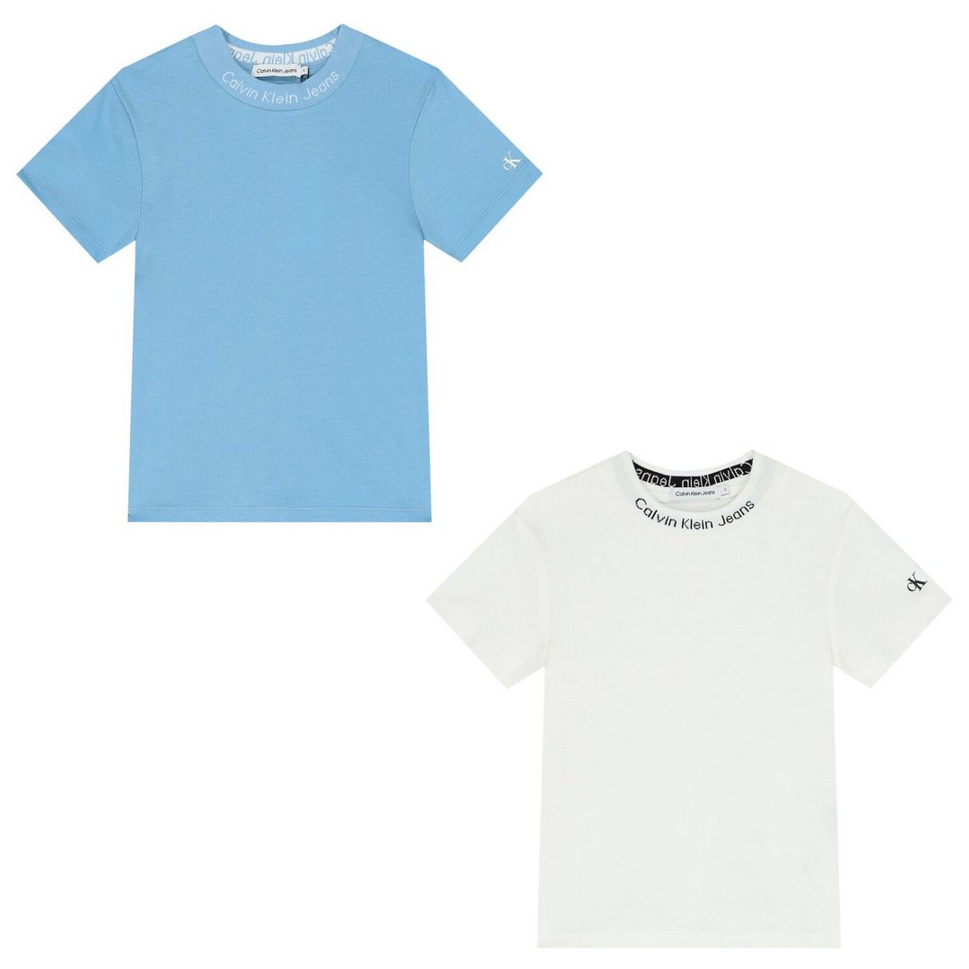 Intarsia 2-Pack Ss T/ 0H8/ 10 DENIM BICOLOR / 10