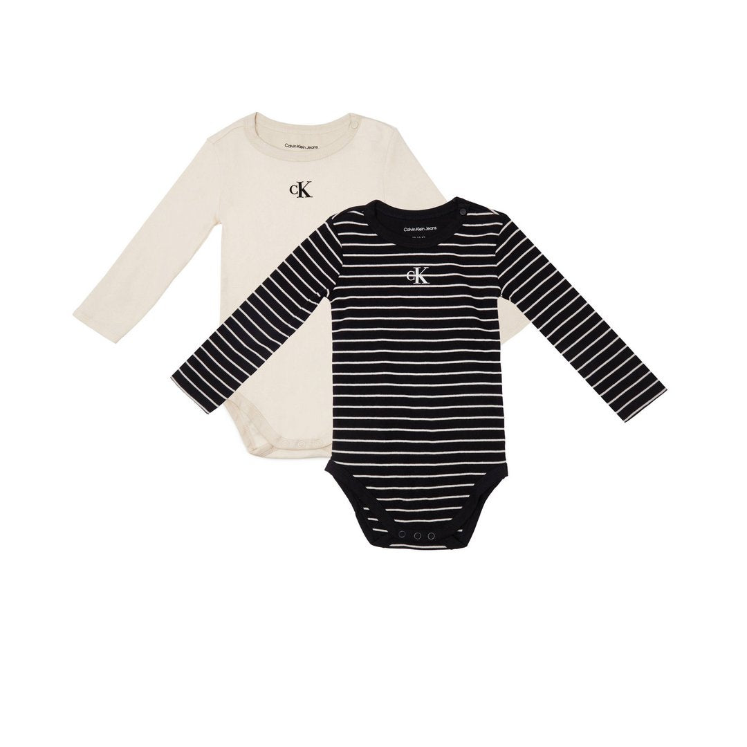 Rib Stripe Ls Body S/ 0Gn/ 80 Black Mono / 56