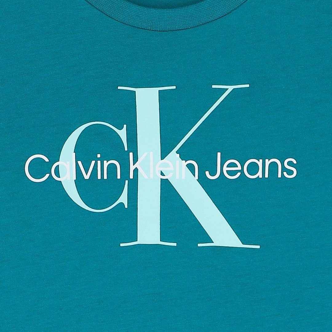 Ck Monogram Ss T-Shi/ Ca4/ 8 Atlantic Deep / 4