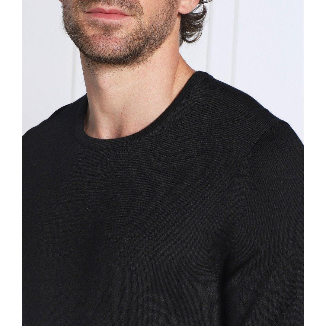 Merino Crew Neck Swe/ Yah/ Xl Ck Black / S