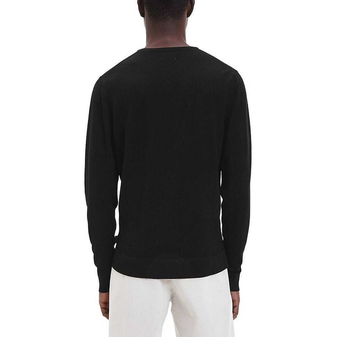 Merino Crew Neck Swe/ Yah/ Xl Ck Black / L