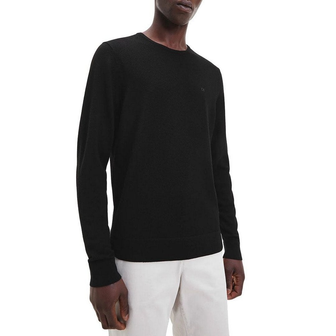 Merino Crew Neck Swe/ Yah/ Xl Ck Black / XL