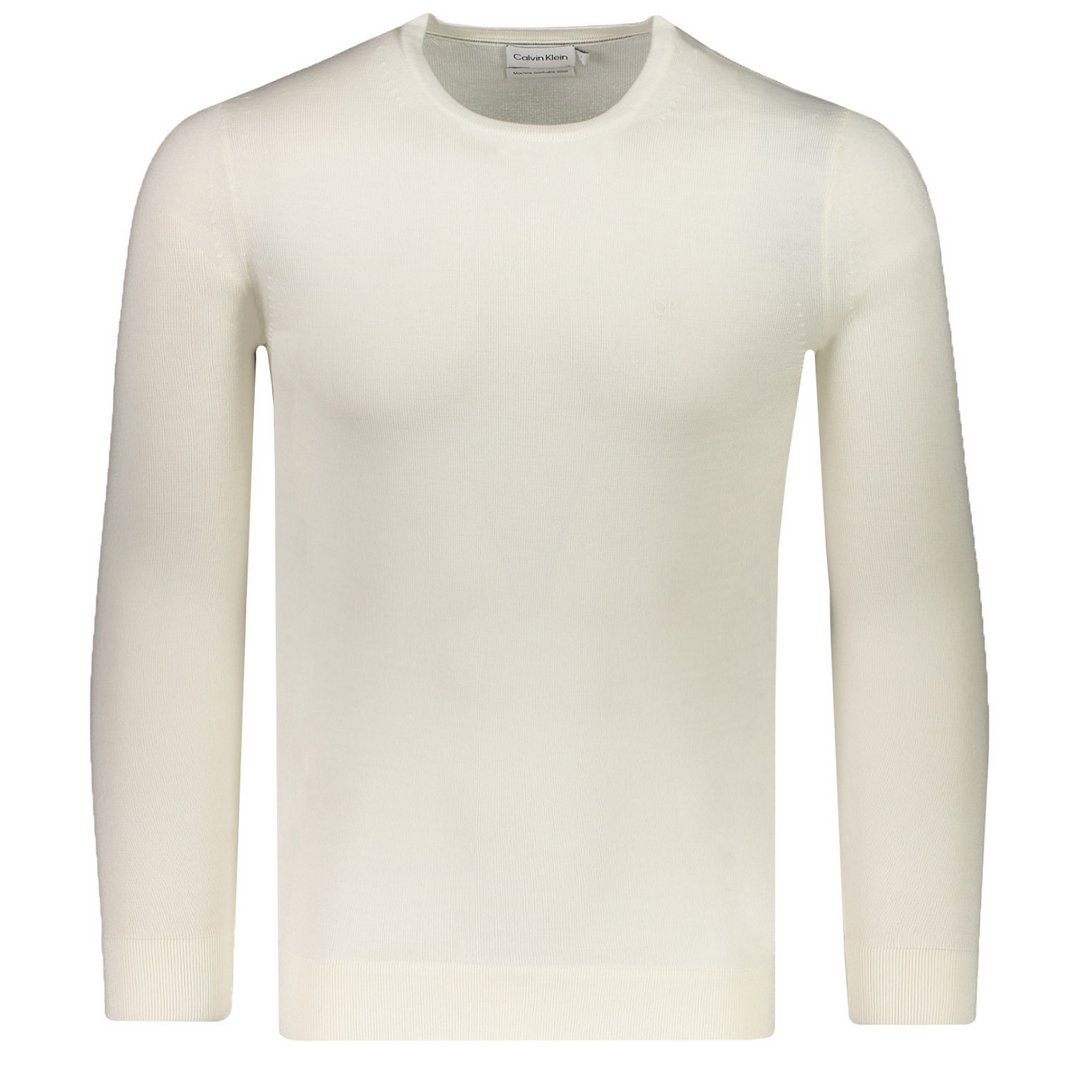 Merino Crew Neck Swe/ Yah/ Xl Egret / S