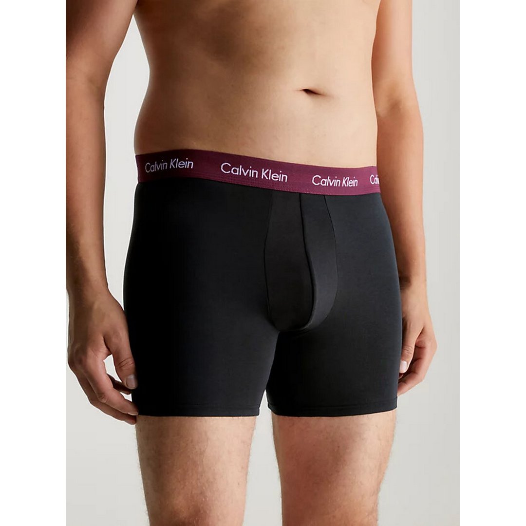 Boxer Brief 3Pk B- BLACK/ TAWNY PORT/ PORPOISE WBS / S