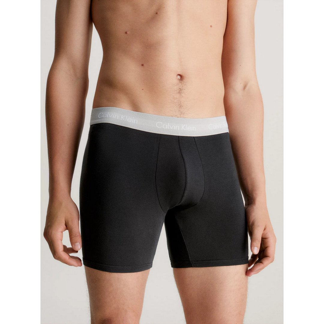 Boxer Brief 3Pk B- BLACK/ TAWNY PORT/ PORPOISE WBS / S