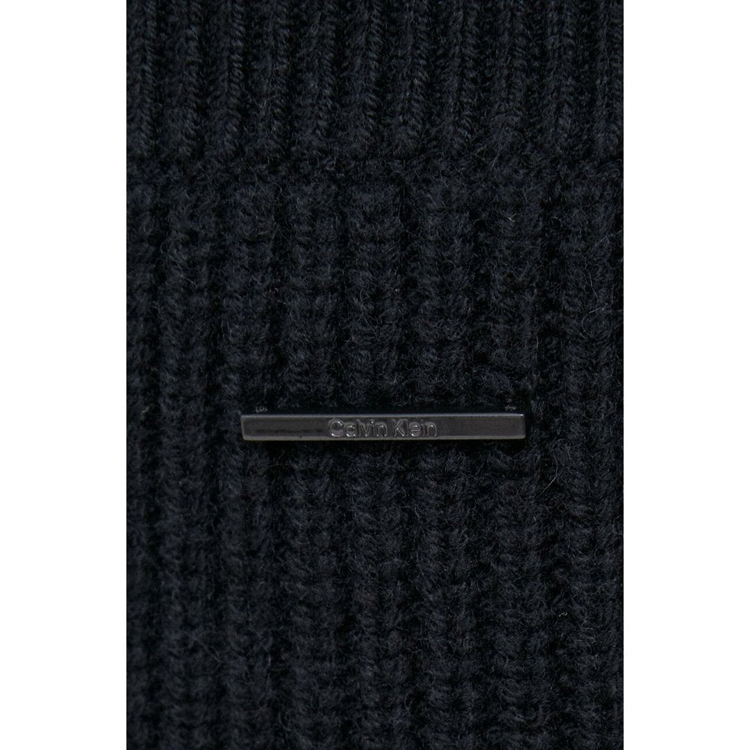 Recycled Wool Maxi S/ Pes/ L Ck Black / XS