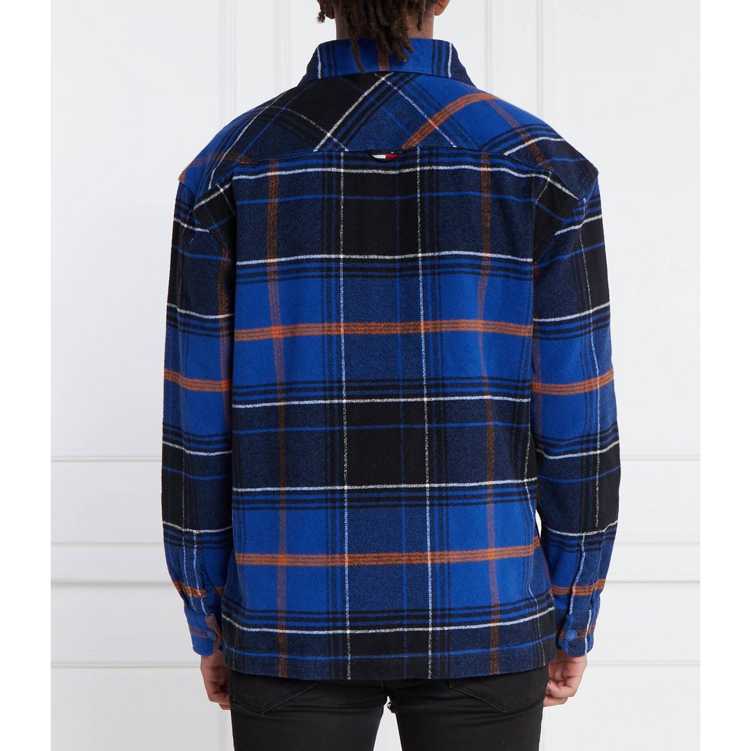 Tjm Brushed Check Ov/ C66/ Xl ROYALTY W/ WHITE / M