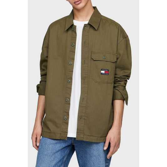 Tjm Essential Oversh/ Mr1/ Xl Drab Olive Green / S