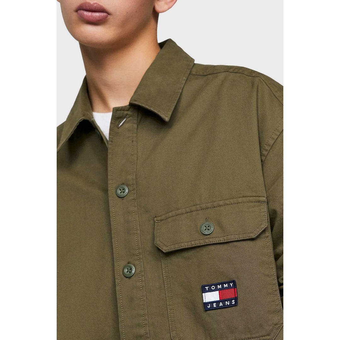 Tjm Essential Oversh/ Mr1/ Xl Drab Olive Green / L