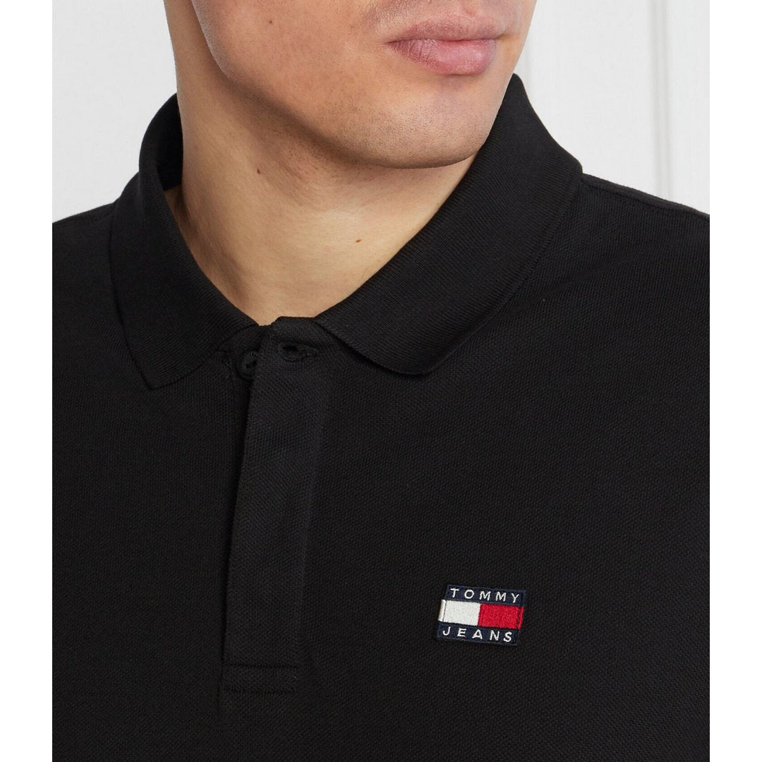 Tjm Clsc Badge Polo/ Bds/ Xl Black / S