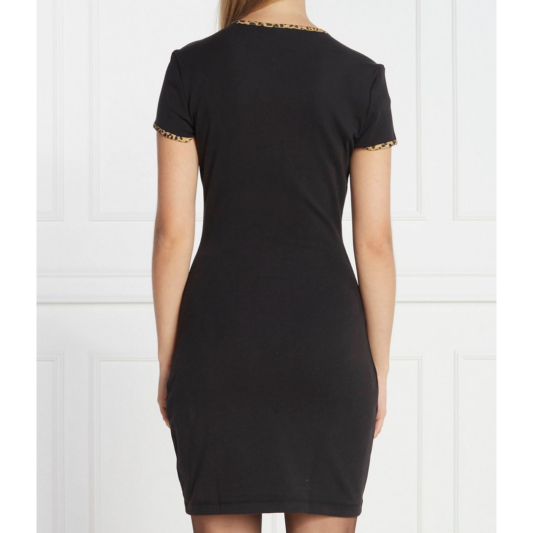 Tjw Bodycon Leo Bind/ Bds/ Xl Black / L