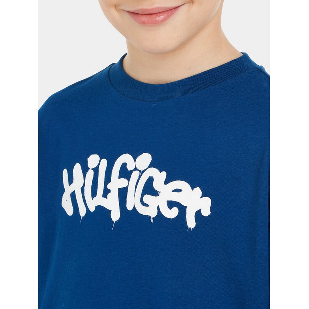 Hilfiger Graffiti Te/ P1N/ 12 Deep Indigo / 6