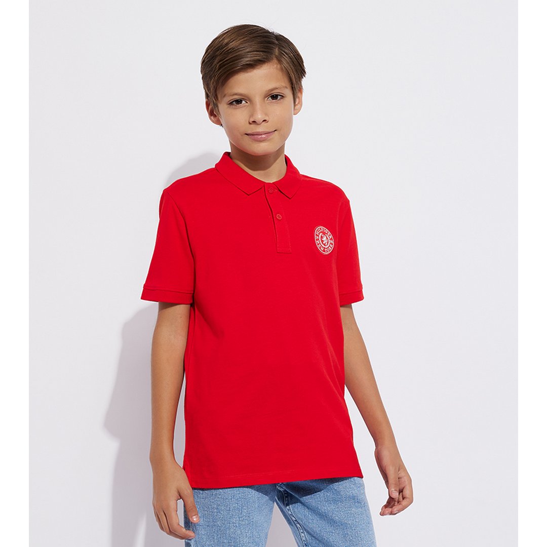 Crest Polo S/S/ Xnd/ 10 Fierce Red / 7