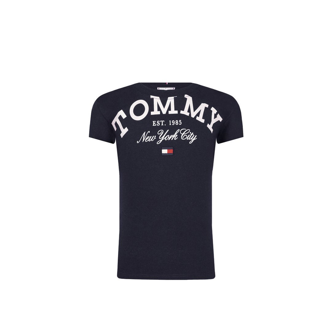 Tommy Logo Tee S/S/ Dw5/ 12 Desert Sky / 6