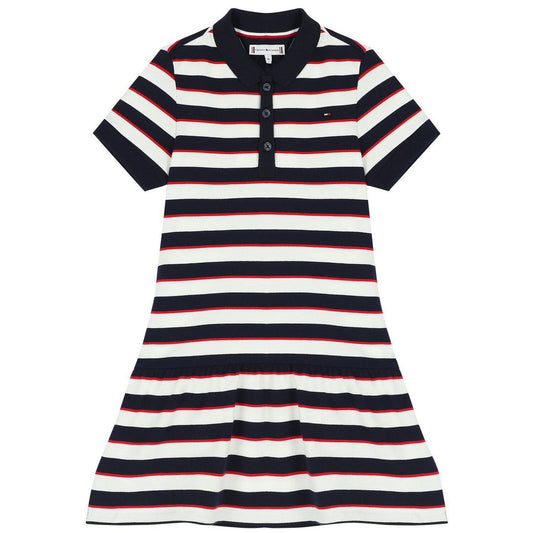 Essential Polo Dress/ Dw5/ 12 Sodalite Blue / Bright White / 6