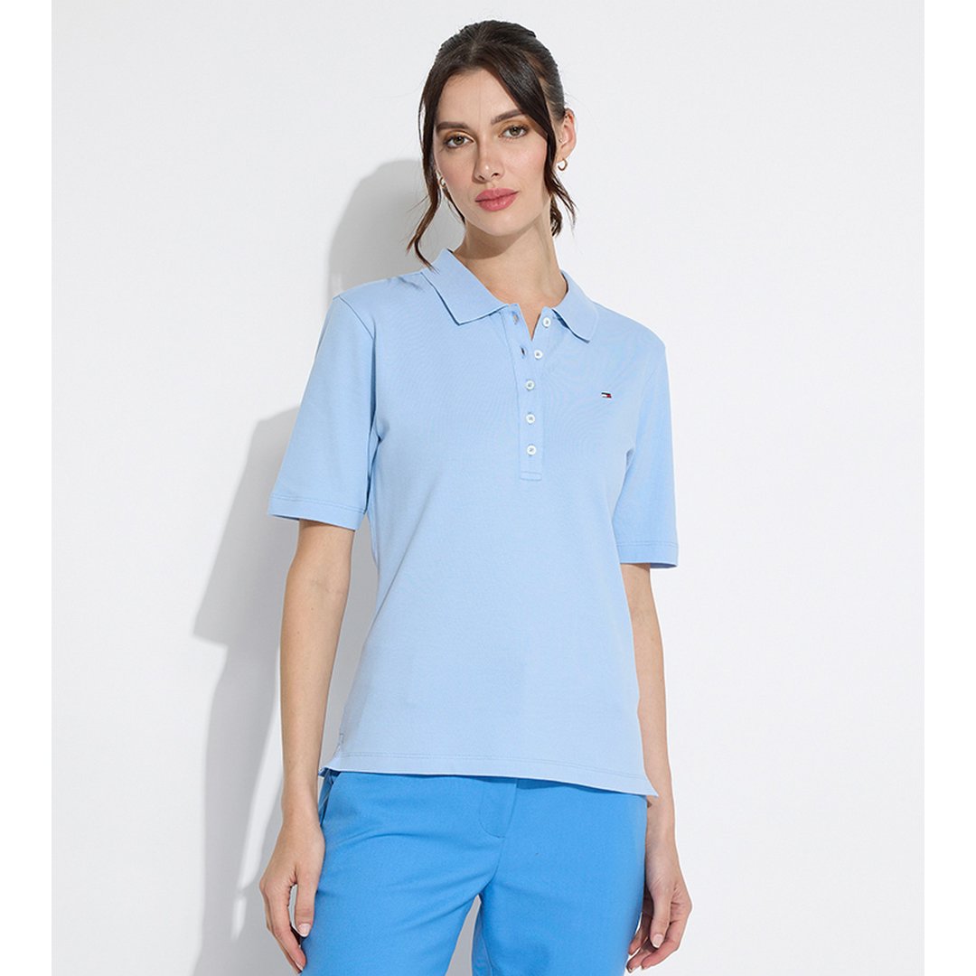 1985 Reg Pique Polo/ Tjq/ Xl Blue Sky / XS