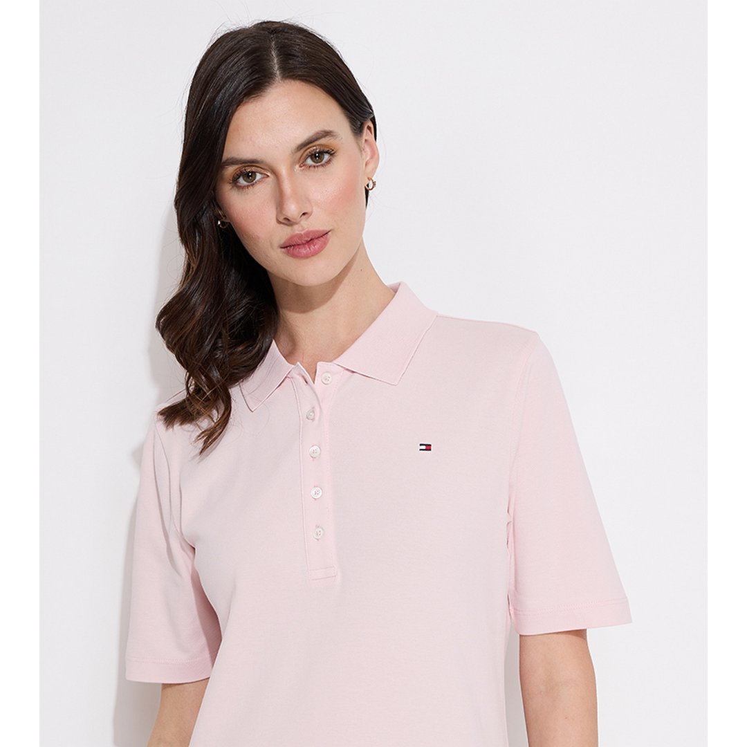 1985 Reg Pique Polo/ Tjq/ Xl BARELY PINK / XS