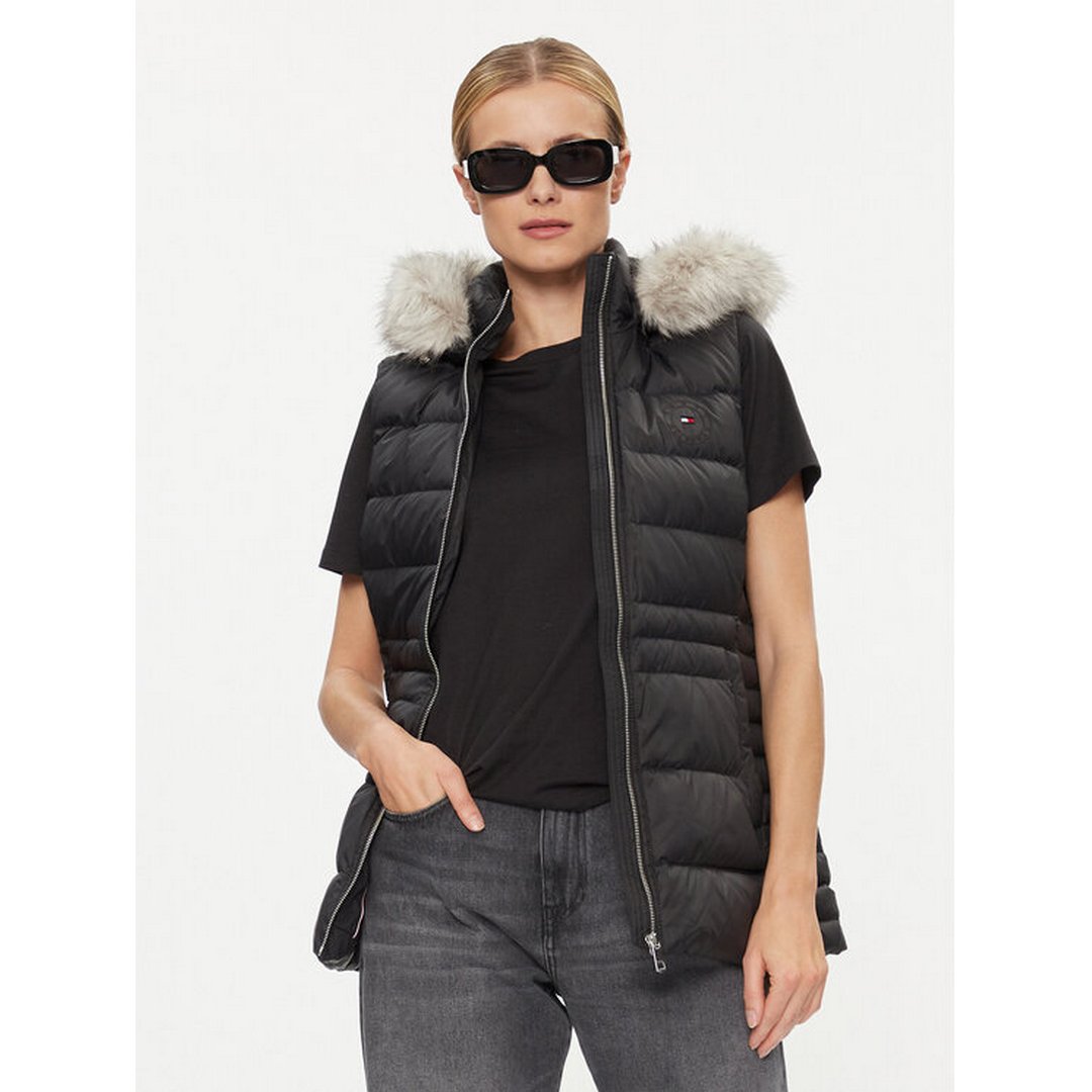 Tyra Down Vest With/ Bds/ Xl Black / XL