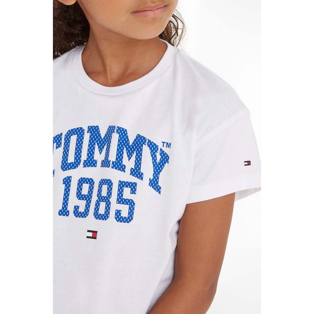 Tommy Varsity Tee S White / 74