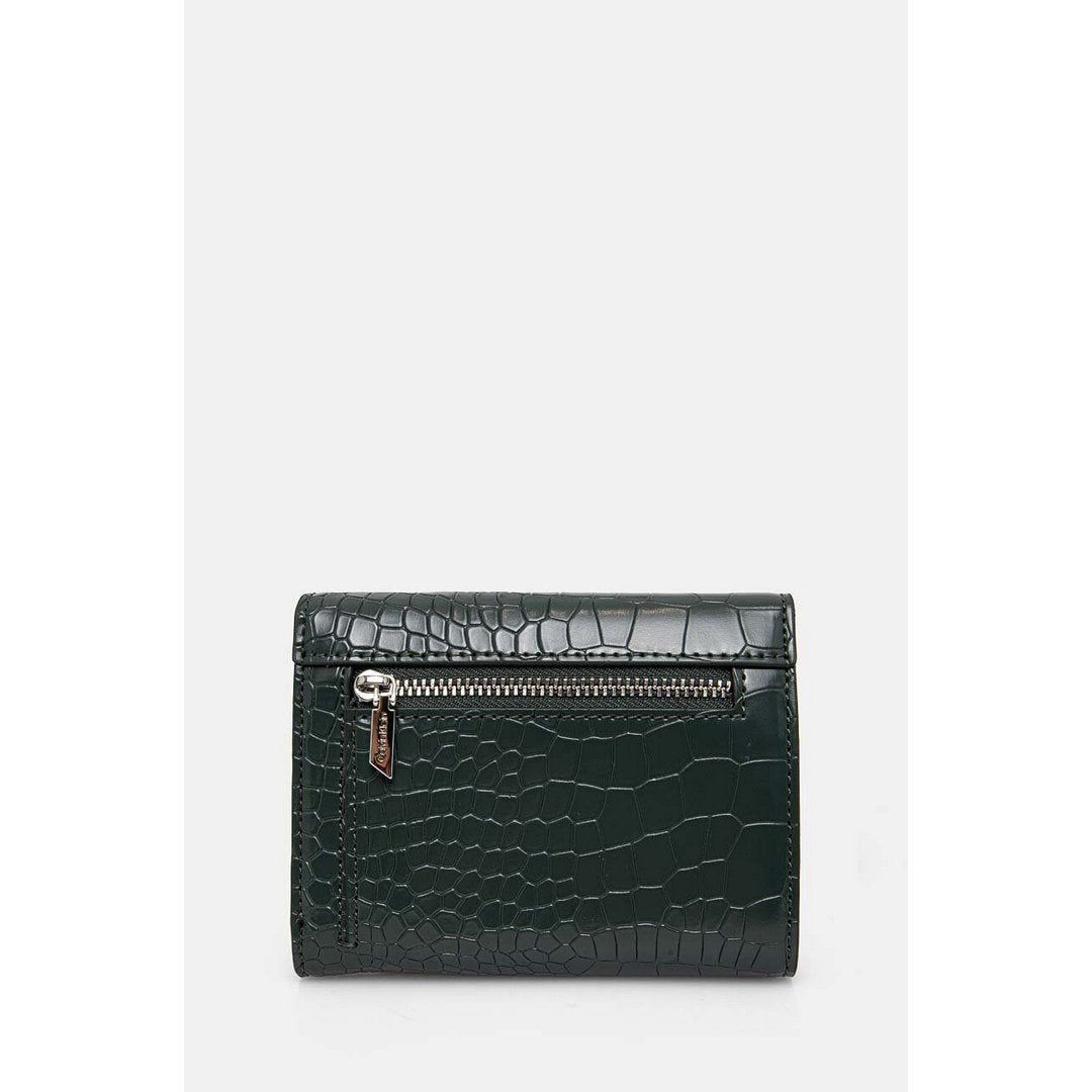 Ck Must Md Trifold W Palm Green Croco / OS