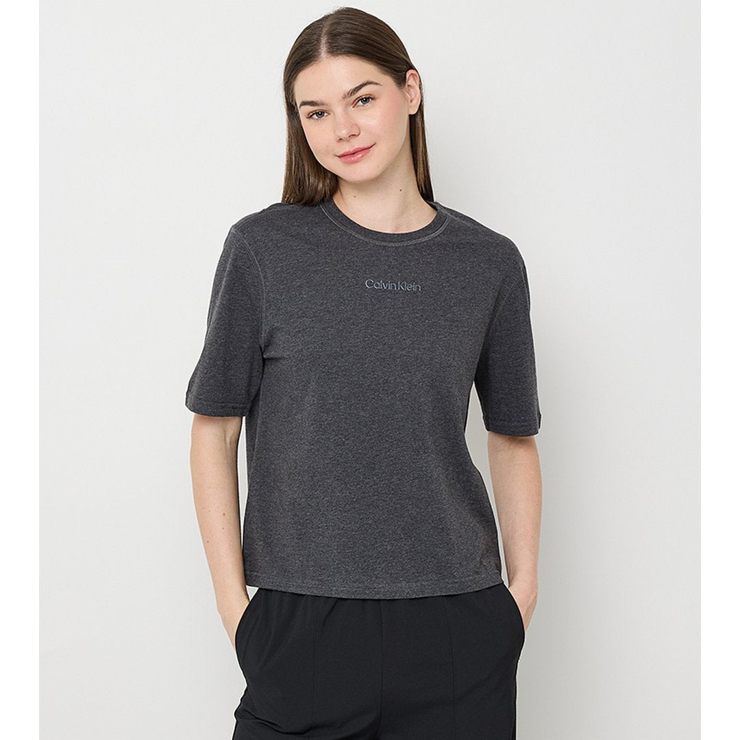 Pw - Ss T-Shirt CHARCOAL HEATHER / L