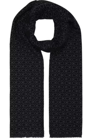 Fringes Two-Tone Mono Mw Scarf Ck Black/Ck Grey / OS