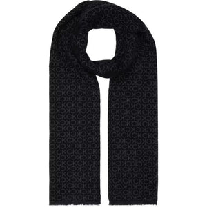 Fringes Two-Tone Mono Mw Scarf Ck Black/Ck Grey / OS