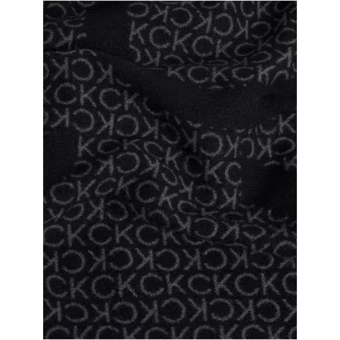 Fringes Two-Tone Mono Mw Scarf Ck Black/Ck Grey / OS