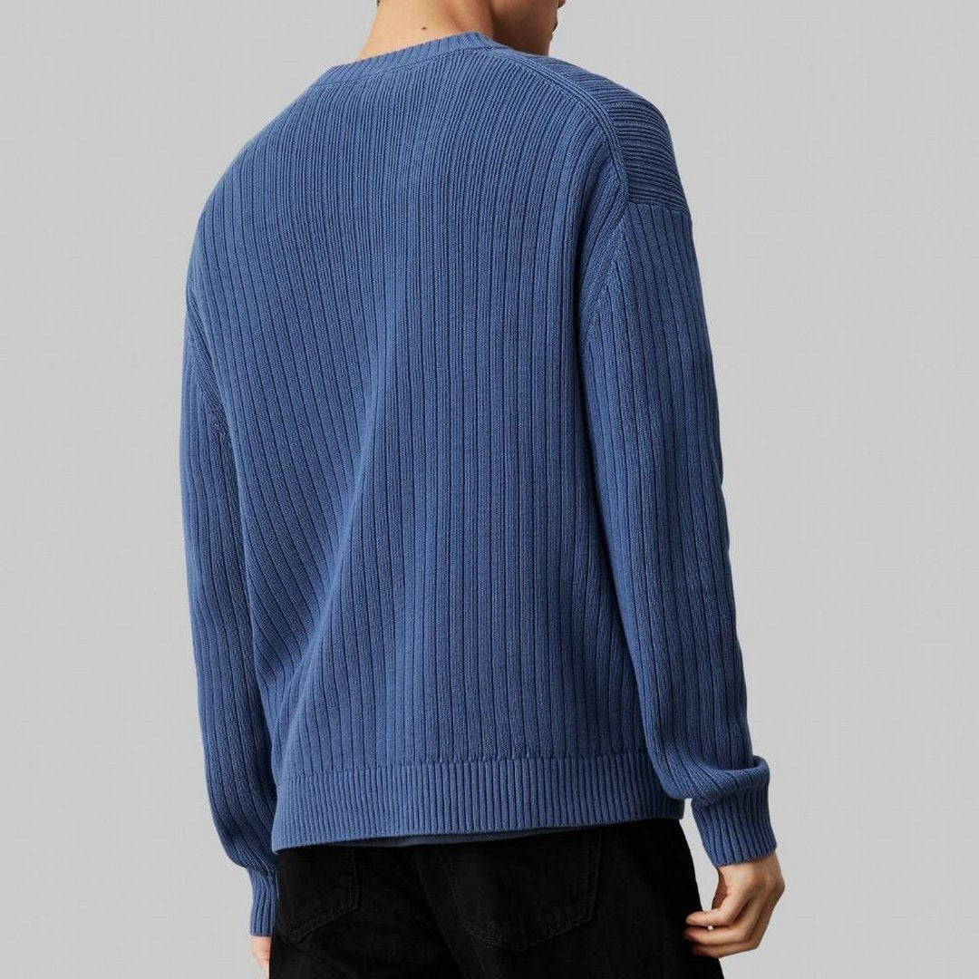 Linear Sweater Blue Coast / L
