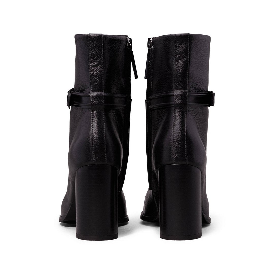 Heel Ankle Boot 85 W/Hw Lth Ck Black / 41
