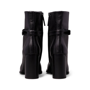 Heel Ankle Boot 85 W/Hw Lth Ck Black / 41