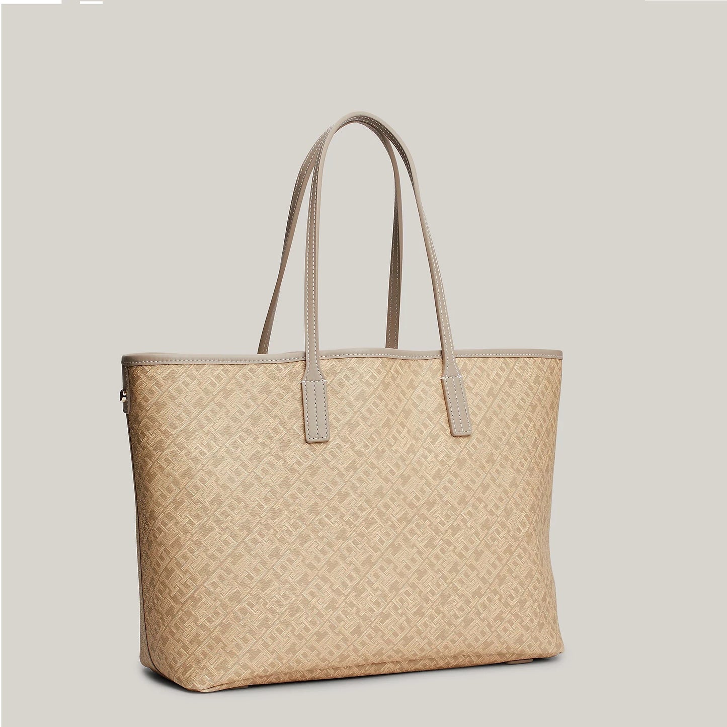 Th Monoplay Leather Tote Beige / OS