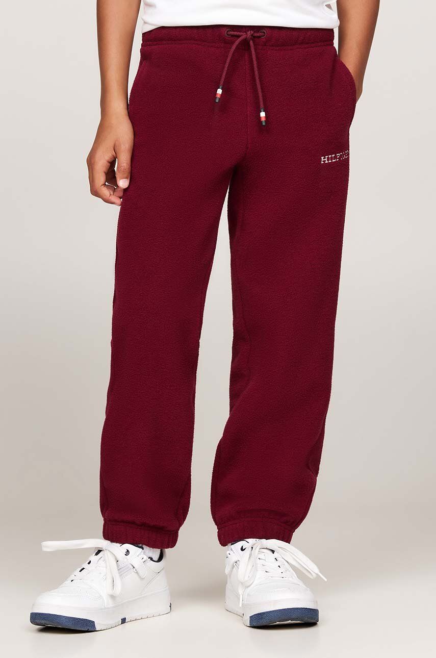 U Polar Fleece Sweatpants Deep Rouge / 10