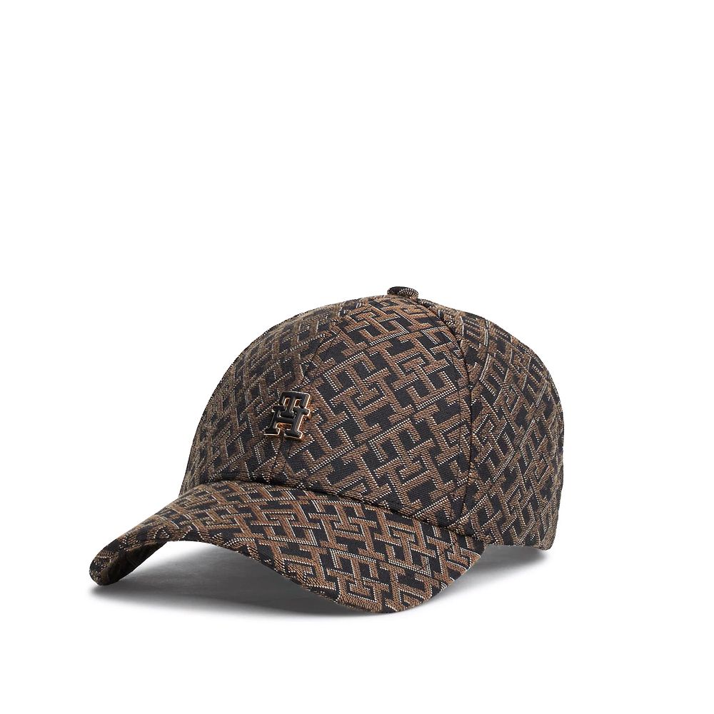 Th Monogram Jacquard Cap Black / OS