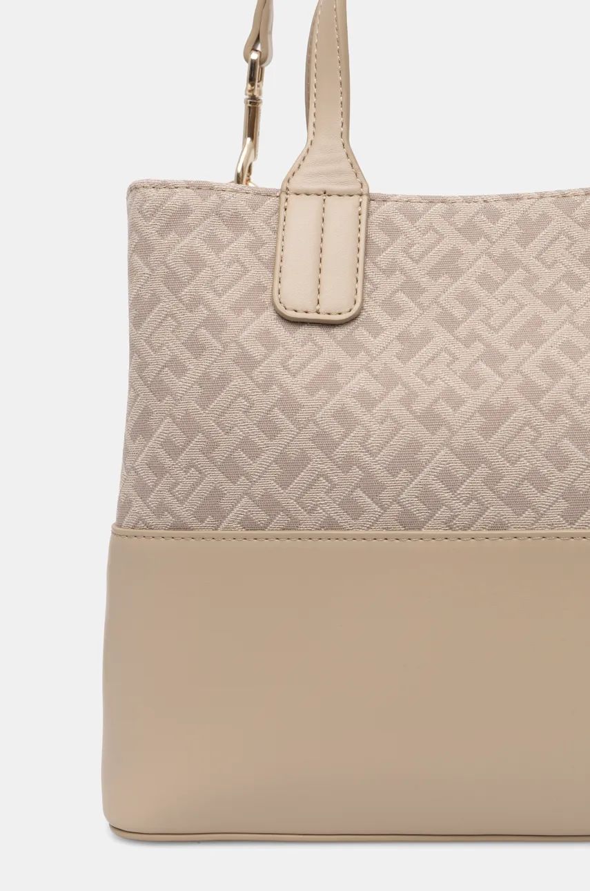 Th Jacquard Med Satchel Beige / OS