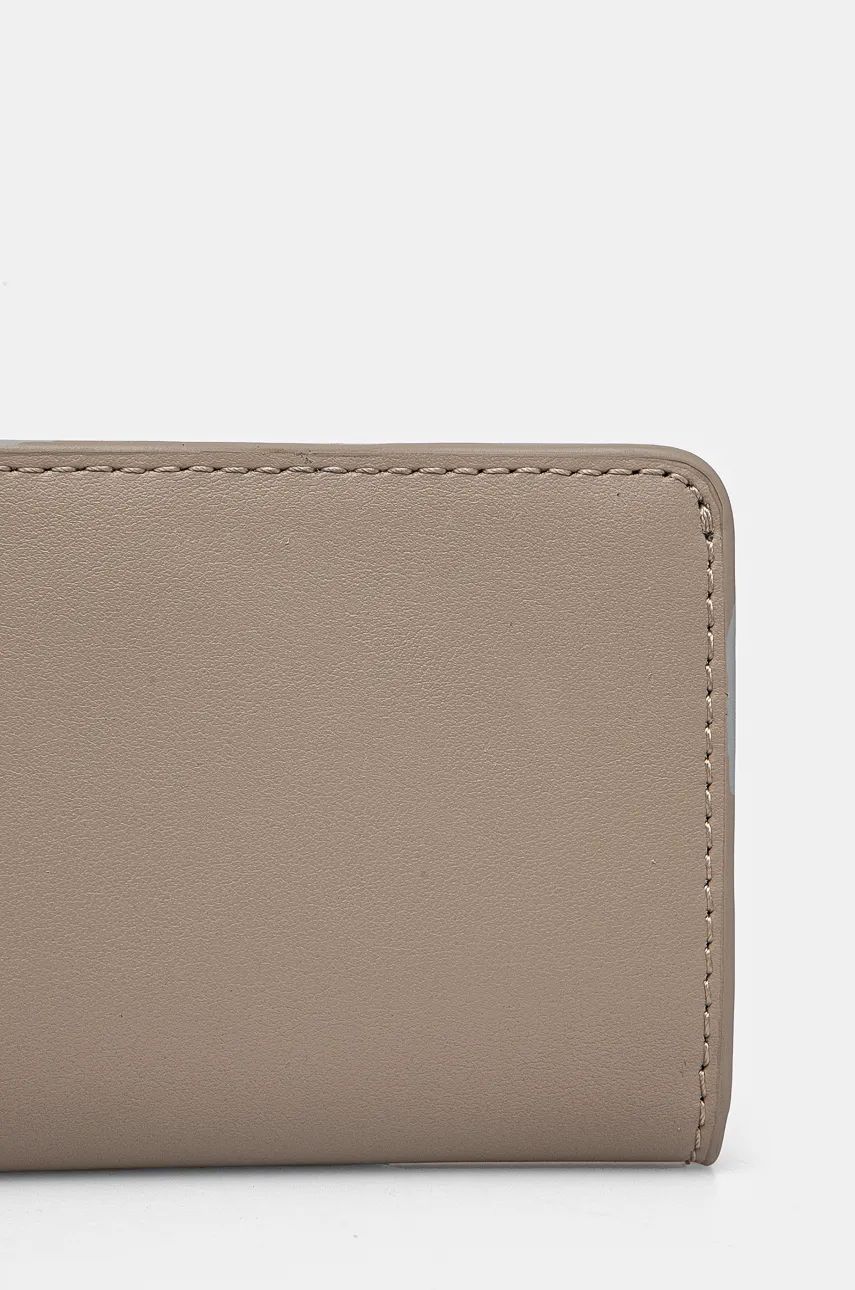 Luxe Leather Med Flap Beige / OS