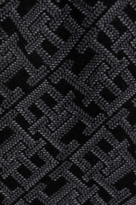 Th Monogram Aop Scarf Black / OS