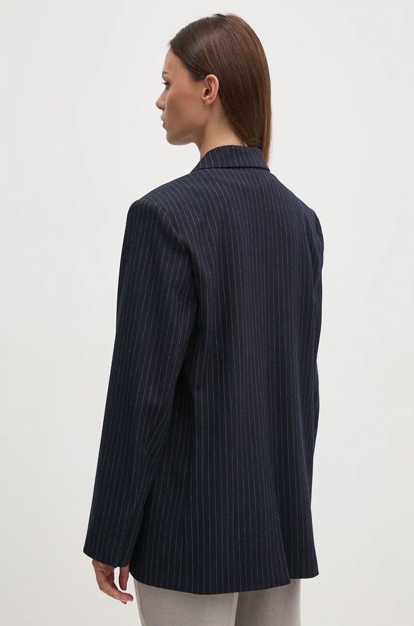 Pinstripe Slim  Blazer Night Sky / Gray Morn Stripe / 38