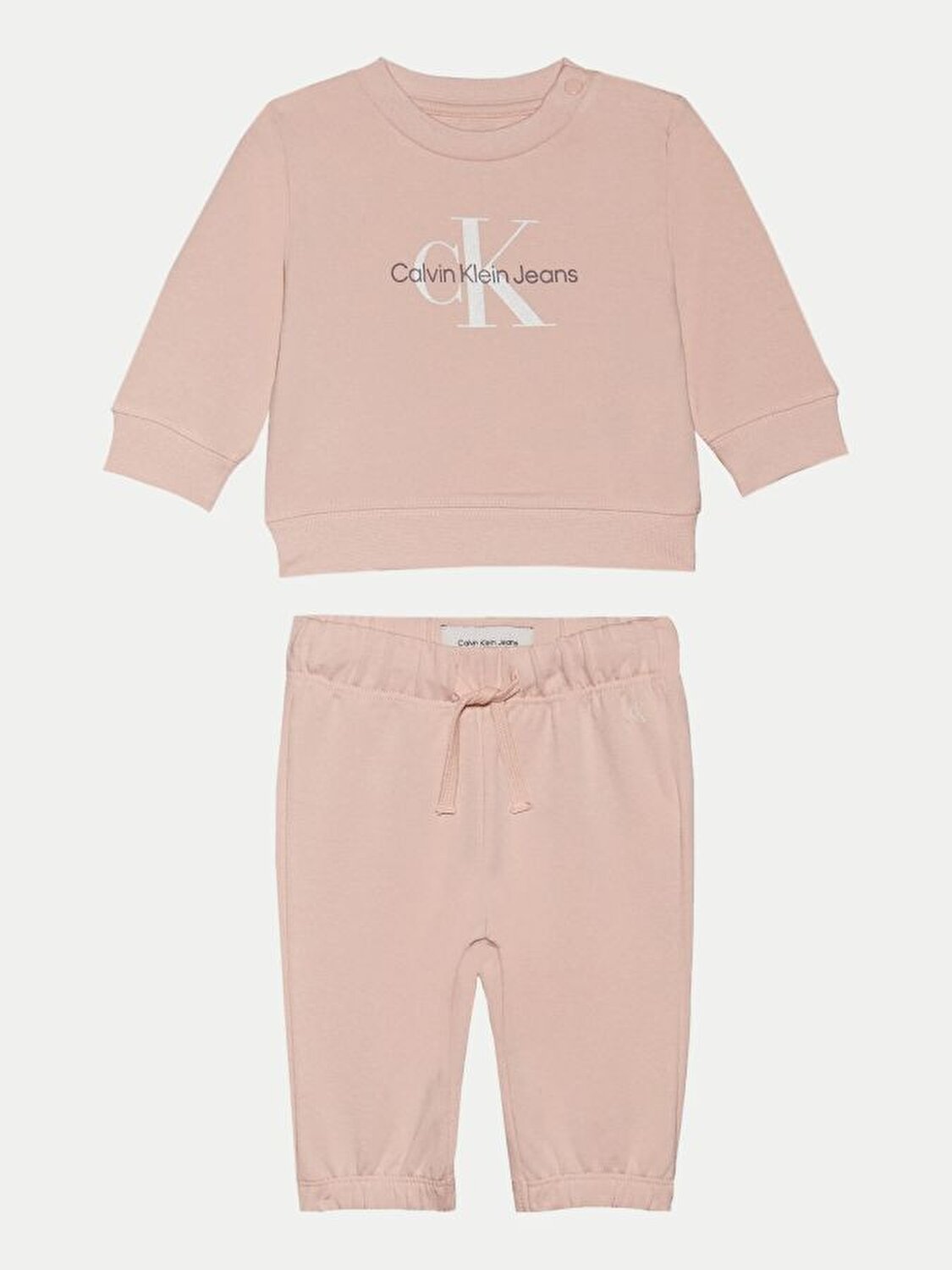 Monogram Cn Sweatshirt Set Meringue Blush / 80