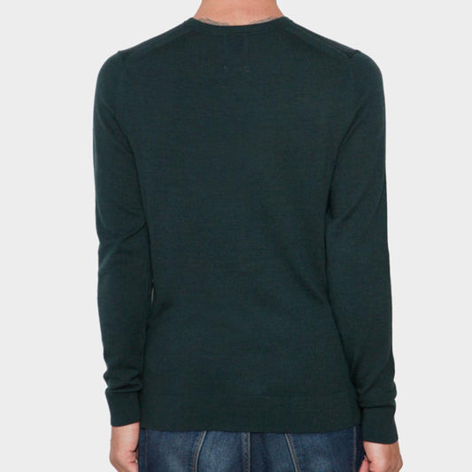 Merino Crew Neck Swe/ Yah/ Xl Midnight Forest Heather / L