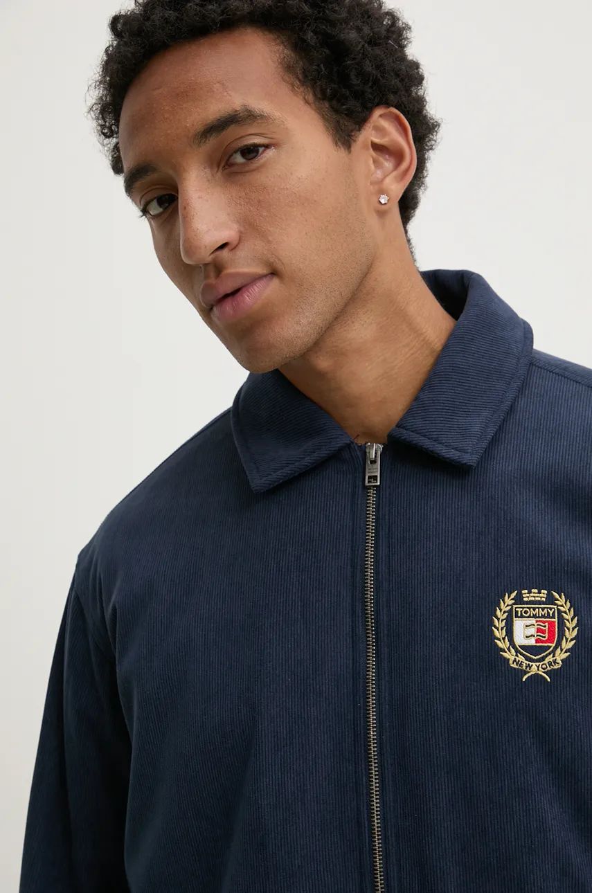 Tjm Crest Cord Letterman Jacket Dark Night Navy / L