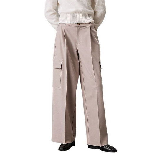 Relaxed Leg Tailored Pant Taupe Grey Heather / NI30