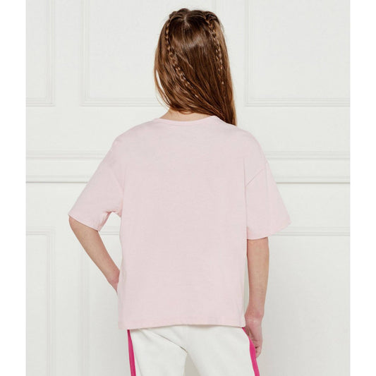 Monogram Flock Boxy Ss T-Shirt Chalk Pink / 10