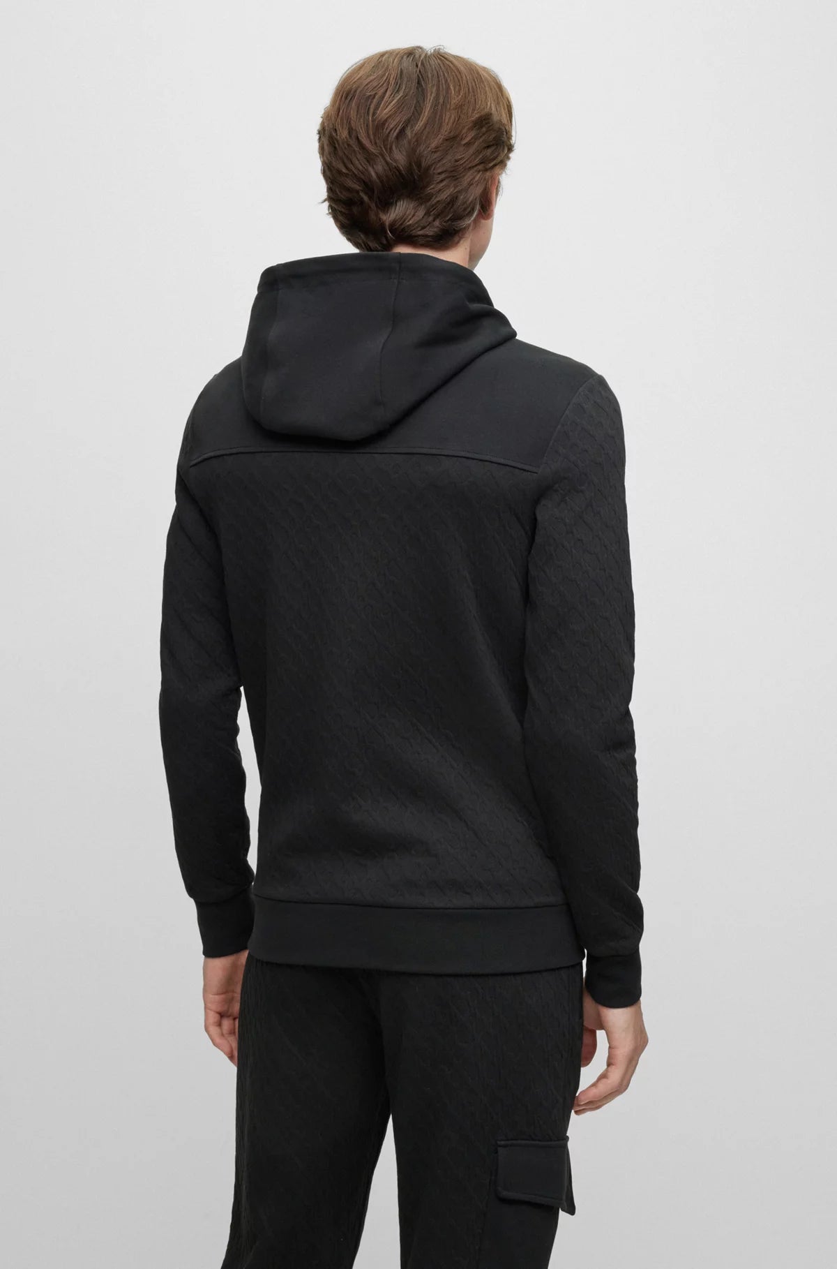 BOSS Full Zip Sweatshirt - STEELE 01