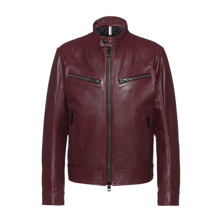 Boss Leather Jacket -Malton1 9