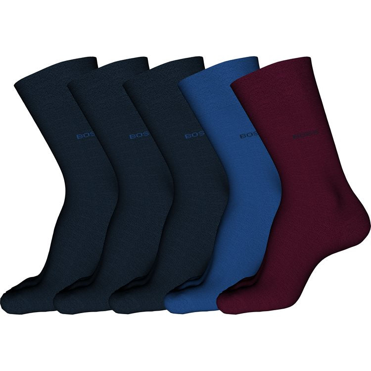 Boss Casual Socks - 5P RS Uni Colo