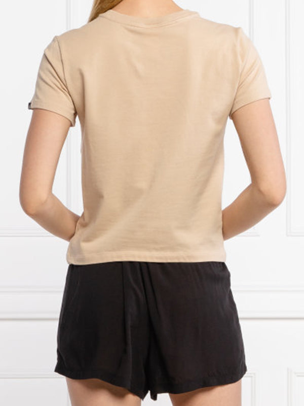 S/S Crew Neck CHARMING KHAKI / L