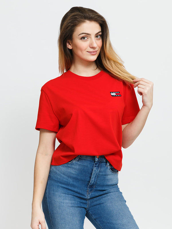 Tjw Tommy Badge Tee Deep Crimson / L