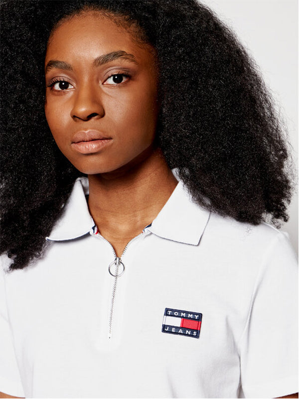 Tjw Tommy Badge Polo White / L